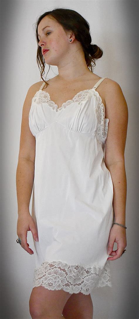 Women's White Slip